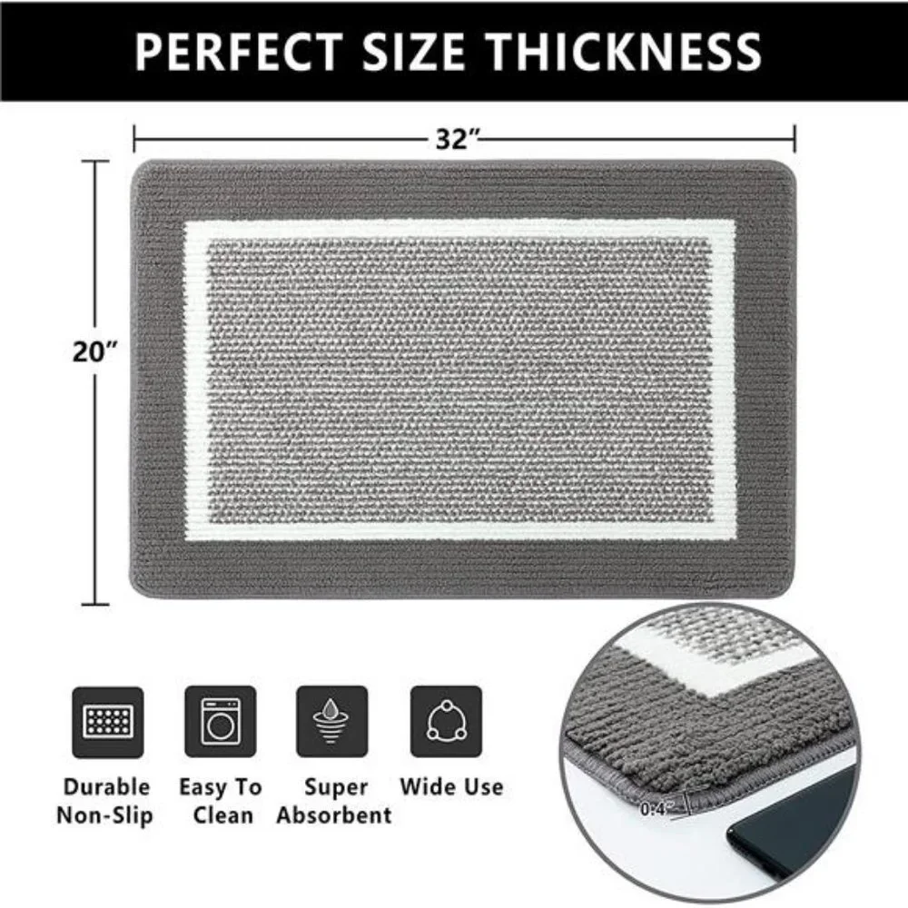 Indoor Mat, Front Back Door Mat, Non-Slip Absorbent 20